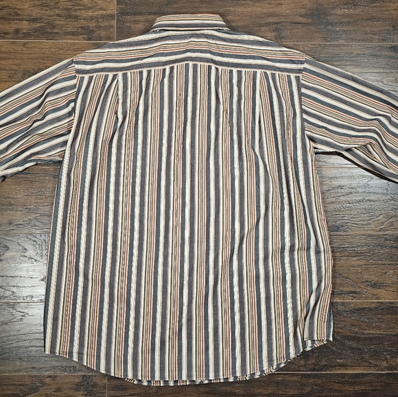 Vintage Sean John Mens XXL Shirt Striped Button Down Long Sleeve Y2K - Picture 4 of 9